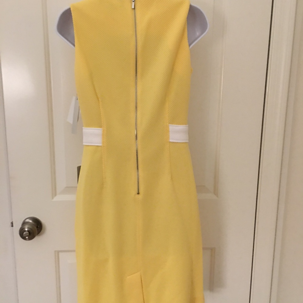 NWT NORDSTROM Amanda & Chelsea Stretchable Yellow Dress. Size 2 - Picture 4 of 5